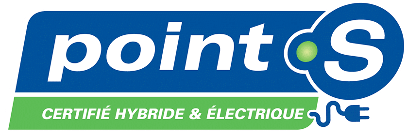 Logo Point S Certifié Hybride et Électrique